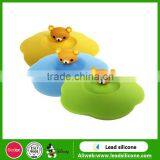 Food Grade Silicone Rubber Coffee Cup Lid, Custom Cartoon Silicone Cup Cover thumbnail-2