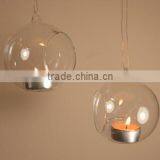 Hanging Glass Candle Holder, Hanging Glass Ball Candle Holder
