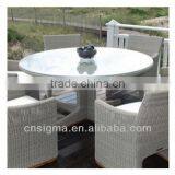 2017 Trade Assurance Hot Sale Nice Design Round Dining Heavy-duty Table and Chairs thumbnail-1
