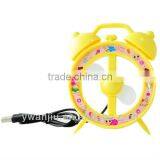 Supply Creative Fashion Fan Shape Alarm Clock