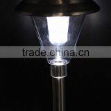 2-PC Stainless Steel Solar Pathway Garden Landscape Lawn LED Light thumbnail-3