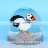 Ployresin Puffin Plastic Snow Globe For Decor thumbnail-1