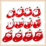 NEW 4 Christmas Table Decor Silverware Tableware Holder Socks Candy Stock thumbnail-3