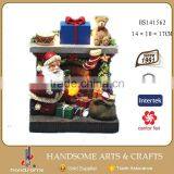 6 Inch Resin Led Decoration Christmas Ornaments Santa Claus thumbnail-2