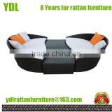 Youdeli Vintage Wicker Chaise Lounge thumbnail-1