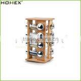 High Quality Waterproof Kitchen Natural Bamboo Spice Rack/Homex_Factory