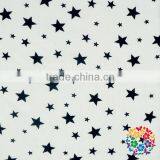 Boutique Blue White Star Printed Cotton Fabric Wholesale 4th of July Cloth Fabric thumbnail-2