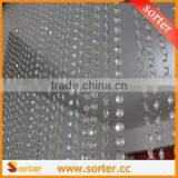 Octagon Clear Color Crystal Bead Chain Curtain thumbnail-2