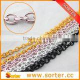 Gold Fill Chain Flat Cable Chain, Sterling Silver Chain thumbnail-1