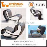 Lovely Loving Heart Shape Rattan Rocking Chair thumbnail-1