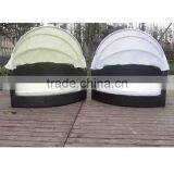Poly Rattan Canopy Pet Bed thumbnail-5
