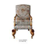 MD-2206-01 Antique Hand-carved Flower Single Chair thumbnail-2