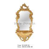 Gold Living Room Furniture Wall Panel With Silver Mirror For Interior Decor thumbnail-3