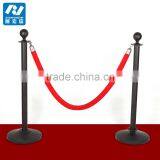 Elegant Barrier Stanchion With Velours Rope thumbnail-1