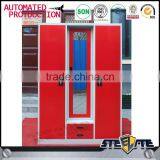 Metal Material 3 Door Bedroom Wardrobe Designs /Godrej Steel Almirah thumbnail-2