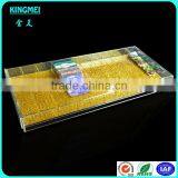 Cheap Factory Price Clear Plastic Serving Tray Acrylic Tea Cups Display Tray From China thumbnail-5