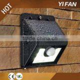 Solar Power Supply and 8 LED Lam Lighting Motion Sensor Wall Step Fence Lamps Solar Garden Lights thumbnail-3