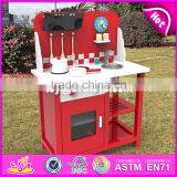 New Design Children Play Kitchen Set Boys Wooden Pretend Kitchen Set W10C291 thumbnail-1