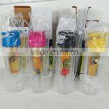 New Popular Korean Europe Tritan Water Bottle Plastic Cup Creative Fruit Cups thumbnail-6