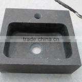 Undermount Bathroom Square Stone Sink thumbnail-1