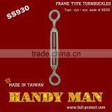SS930 Stainless Steel 316 Frame Type Turnbuckle thumbnail-2