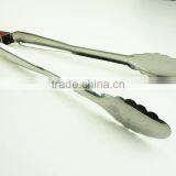 39034 12 Inch Heavy New Mould Stainless Steel Kitchen Tongs BBQ Grill Food Salad Tongs thumbnail-6