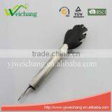 WCK005 Premium Comfort Stainless Steel Locking Kitchen Tongs Food Tong With Silicone Heads, Good Grip and Built In Stand thumbnail-1