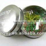 Promotional Gifts Stationery Supplies Colored Airplane Shape Paper Clips
