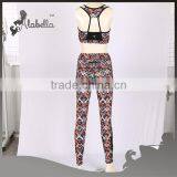 Wholesaleyoga Sets Sports Bra and Leggings With Digital Printing thumbnail-5