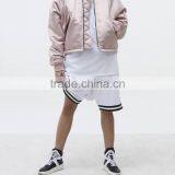 Custom Elastic Waist Gym Striped Basketball Jogger Wholesale Mens Sweat Crossfit Harem Sweat Shorts Pants thumbnail-3