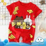 SR-313B High Quality Unisex Baby Clothes Bear White Rabbit Pattern Pajamas Cotton Romper