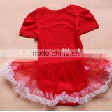 New Year Baby Girls Ruffle Tulle Rompers Clothes Kids Red Santa Baby TuTu Romper thumbnail-6