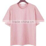 Han Edition Short-sleeved Cotton Pure Color T-shirt Female 2017 Summer Big Yards Joker thumbnail-4