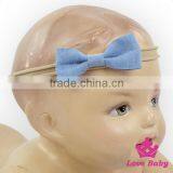 Koren Fancy Bow Elasticity Pony Girl Hair Band Solid Color Newborn Accessories thumbnail-6