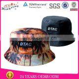 Design Your Own Custom 100% Cotton Wholesale Cheap Floral Blank Bucket Hats thumbnail-2