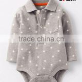 1507 OEM Baby clothes newborn boys 100% cotton baby jumpsuit long sleeve Infants clothing& Toddlers baby onesie