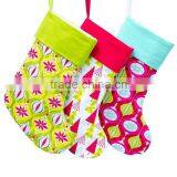 Hip Holiday Red Ornaments Embroidered Large Christmas Stocking thumbnail-3