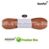 Promotional Fitness Sports Ice Skate Shoes Waxed Flat Cotton Sneaker Laces Manufacturer - All Size - Custom Services - Dark Grey thumbnail-2