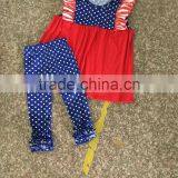 2017 New Design Wholesale Ruffle Womans Clothes Sets Girls Clothes Comfortablely And Beauty thumbnail-1