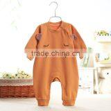 Wholesale Baby Cotton Romper Cute Design Bodysuit Long Sleeve Baby Onesie thumbnail-5