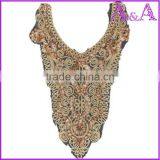 Rice White Small Wave Water Soluble Lace Trim Embroidered Crochet Lace Collar thumbnail-5