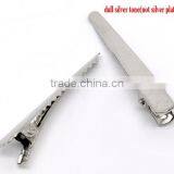 Silver Tone Prong Barrettes Hair Clips Hair Accessories thumbnail-1