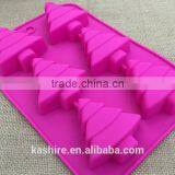 Wholesale Safety Christmas Tree Shape Silicone Chocolate Mould,soap Mold,diy Cake Mould thumbnail-2