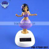 Hula Girl Solar Powered Dancing Figure Toy Promotional Solar Bobble Head Doll thumbnail-5