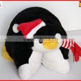 18" Penguin Design Plush Animal Shaped Cushion thumbnail-5