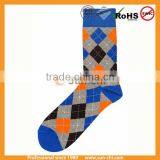 mens colours socks new argyle design soft -fit 100 prs mix colour hot selling socks for sale comfortable socks cotton