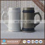 22oz Sublimation White Ceramic German Beer Steins Cup Bulk Items Coffee Mug