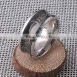 Hot Sale GODBEAD Shiny Black Men's Ring Tungsten Carbide Wedding Ring Men Women Stainless Steel Triangle Mark Rings thumbnail-1