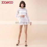 Trendy New Designs White Ladies Jumpsuit Crochet Playsuit Romper thumbnail-3