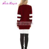 Paypal Accept Wine Red Long Sleeves o Neck Ladies Western Women Tops Chinese Blouse thumbnail-5